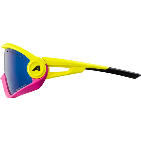 Alpina Sports 5W1NG CM Unisex Sunčane Naočale, žuta, Veľkosť Os