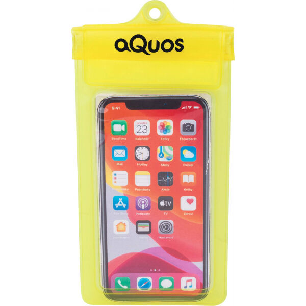 AQUOS PHONE DRY BAG Vodotěsné Pouzdro Na Mobil, žuta, Veľkosť Os
