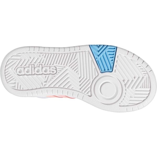 Adidas HOOPS 3.0 MID K Visoke Tenisice Za Dječake, Bijela, Veľkosť 38