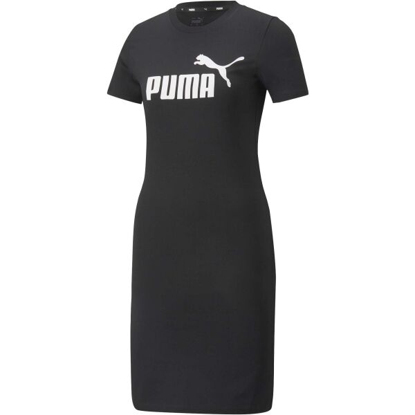 Puma ESS SLIM TEE DRESS Haljina, Crna, Veľkosť XS