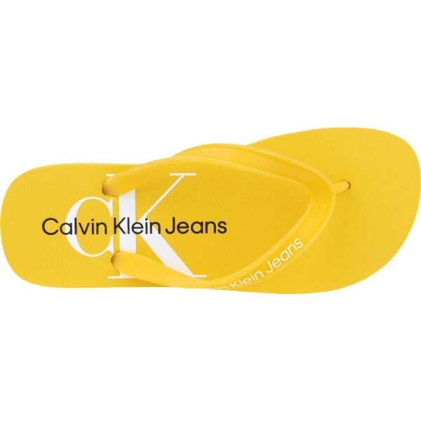 Calvin Klein BEACH SANDAL MONOGRAM TPU Ženske Japanke, žuta, Veľkosť 36