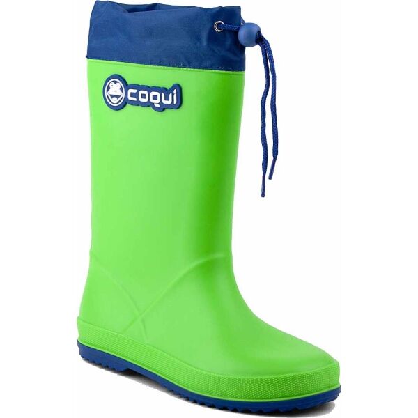 Coqui RAINY COLLAR Dječje čizme, Svijetlo Zelena, Veľkosť 30