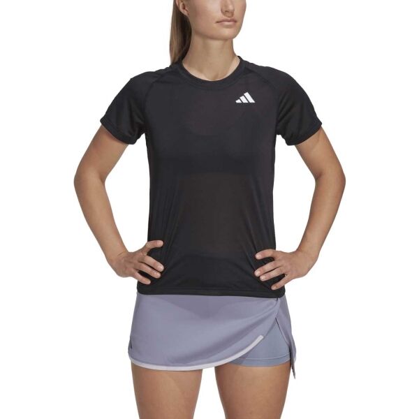 Adidas CLUB TEE Ženska Majica Za Tenis, Crna, Veľkosť XL