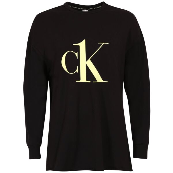 Calvin Klein CK1 COTTON LW NEW-L/S SWEATSHIRT Ženska Majica, Crna, Veľkosť S