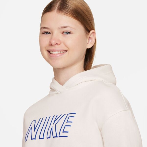 Nike SPORTSWEAR Dukserica Za Djevojčice, Bijela, Veľkosť XL