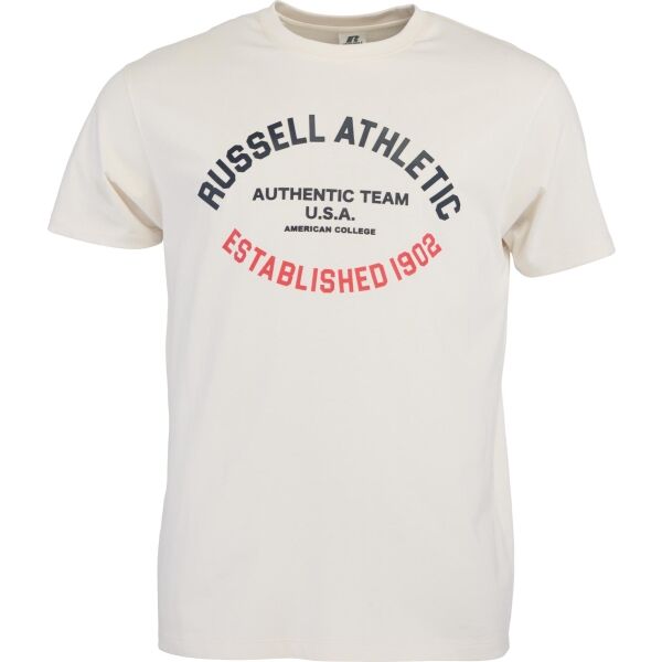 Russell Athletic TEE SHIRT Muška Majica, Bež, Veľkosť M
