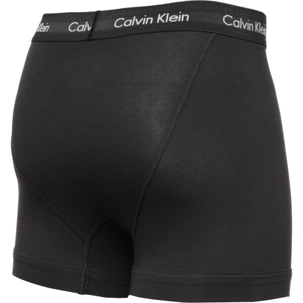 Calvin Klein 3 PACK TRUNKS - STRETCH Muške Bokserice, Crna, Veľkosť S