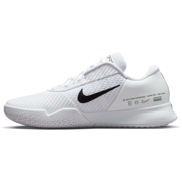 Nike COURT AIR ZOOM VAPOR PRO 2 Muške Tenisice Za Tenis, Bijela, Veľkosť 42