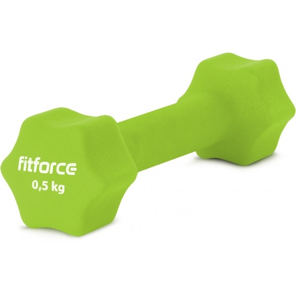 Fitforce FDBN 0,5KG Jednoručna Bučica, Zelena, Veľkosť 0,5 KG